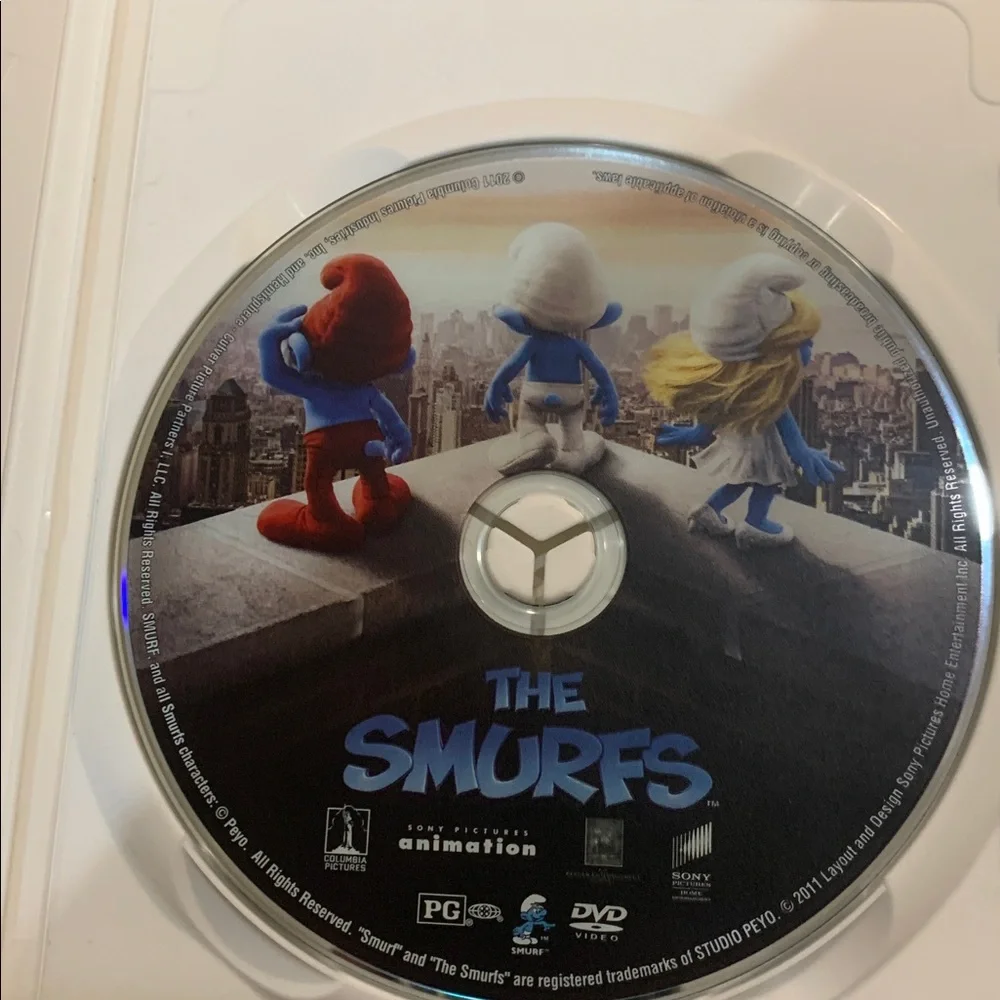 The Smurfs The Movie DVD fantastic family Fun PreOwned